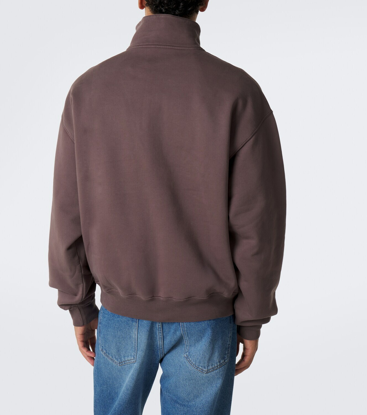 Jacquemus Camionneur half-zip cotton jersey sweatshirt