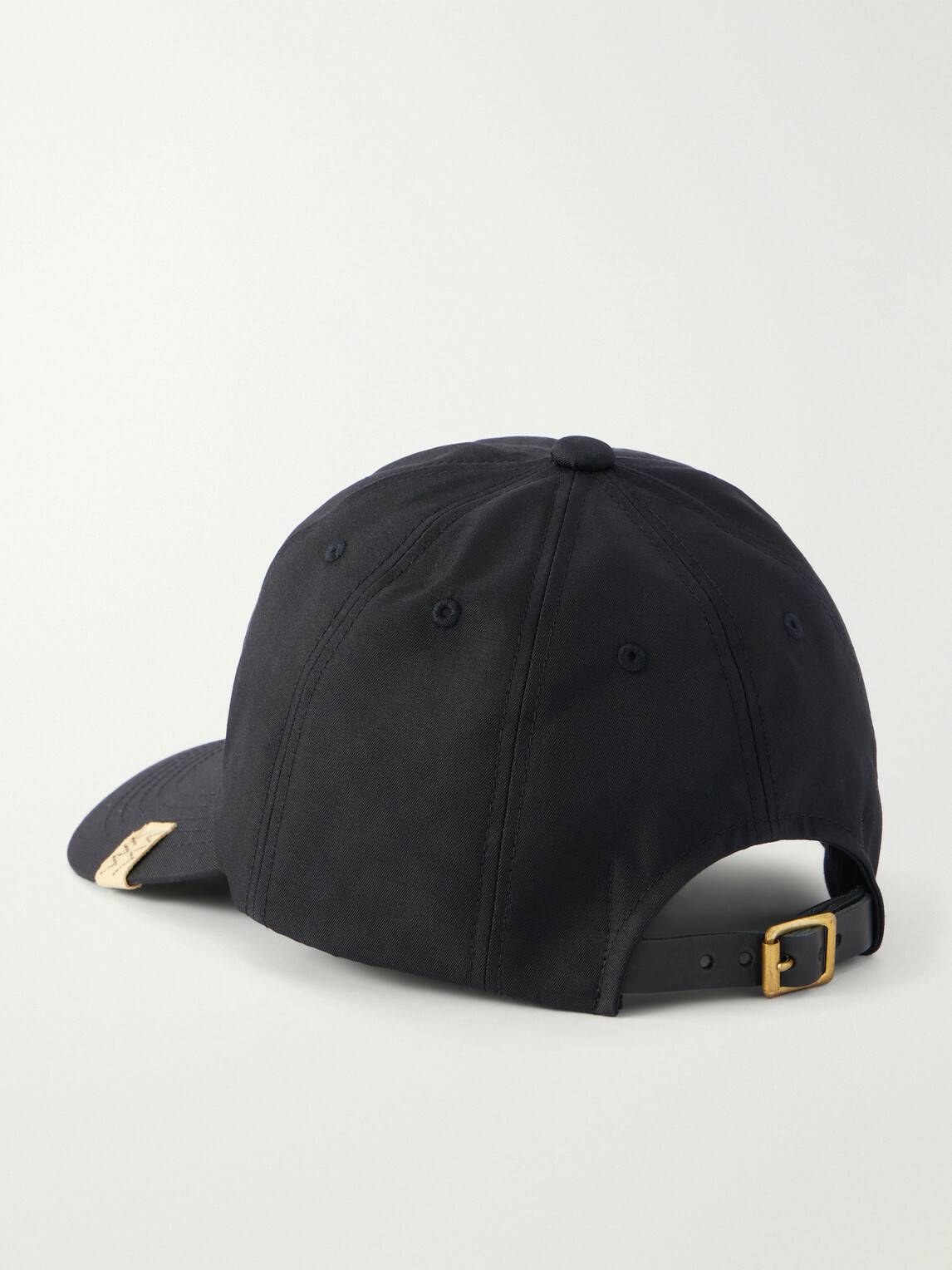 Visvim - Excelsior Wool and Silk-Blend Twill Cap - Black