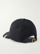 Visvim - Excelsior Wool and Silk-Blend Twill Cap - Black