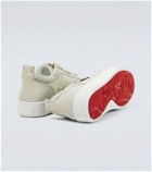 Christian Louboutin Happyrui leather-trimmed sneakers