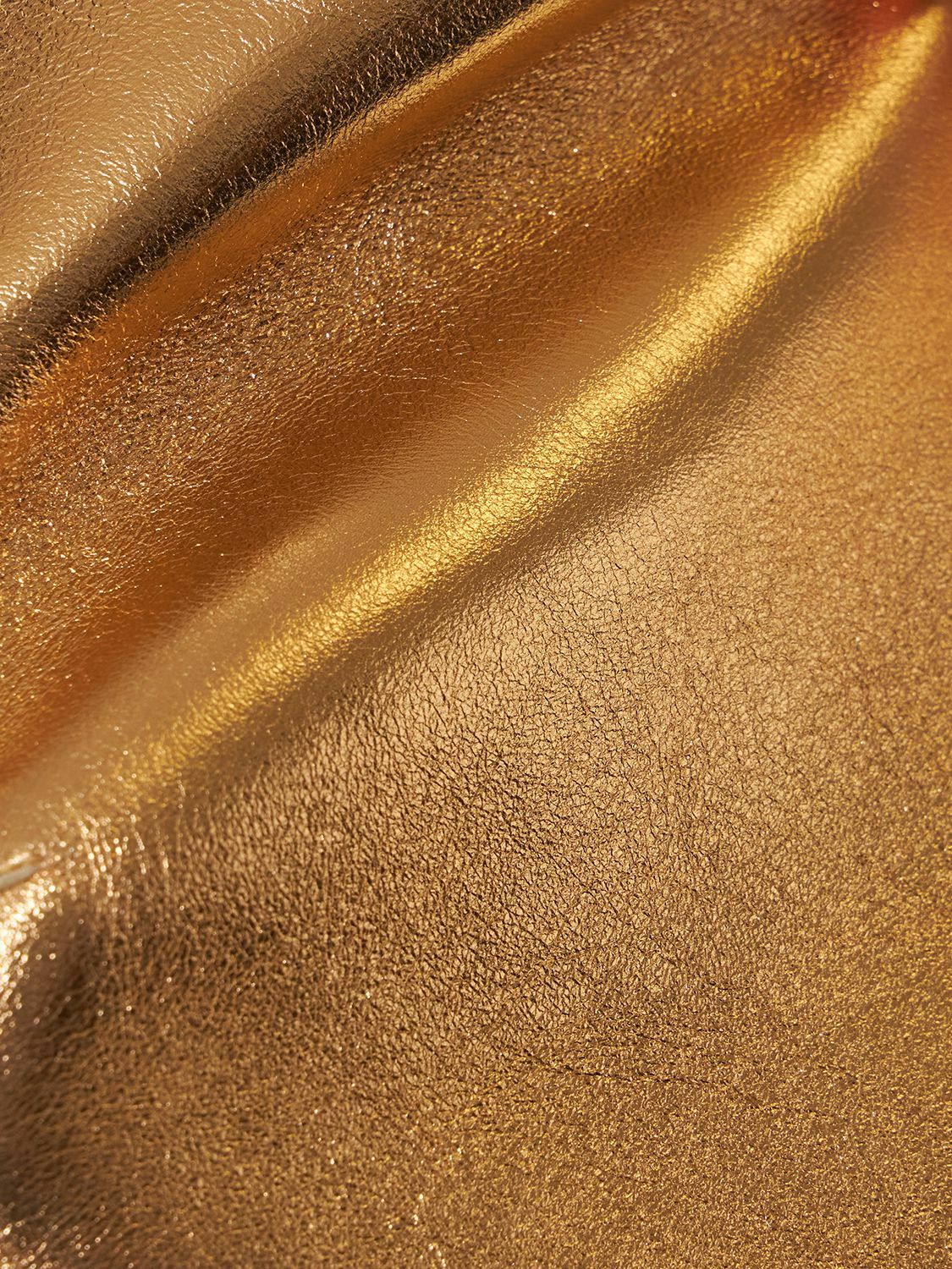 PUCCI Leather Gold Drop Crop Top Emilio Pucci