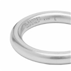 Jil Sander Men's Classic Ring 1 in Silver