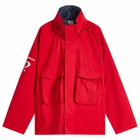 Pop Trading Company Men's Nautical Jacket in Haute Red/Navy
