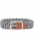 Butter Goods Men's Woven Belt in Navy