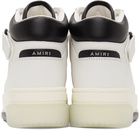 AMIRI White Stadium Mid Sneakers