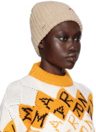 Marni Beige Shetland Wool Beanie