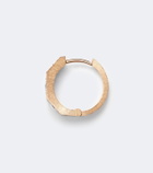 Marie Lichtenberg Ecrou 18kt rose gold single hoop earring with diamonds