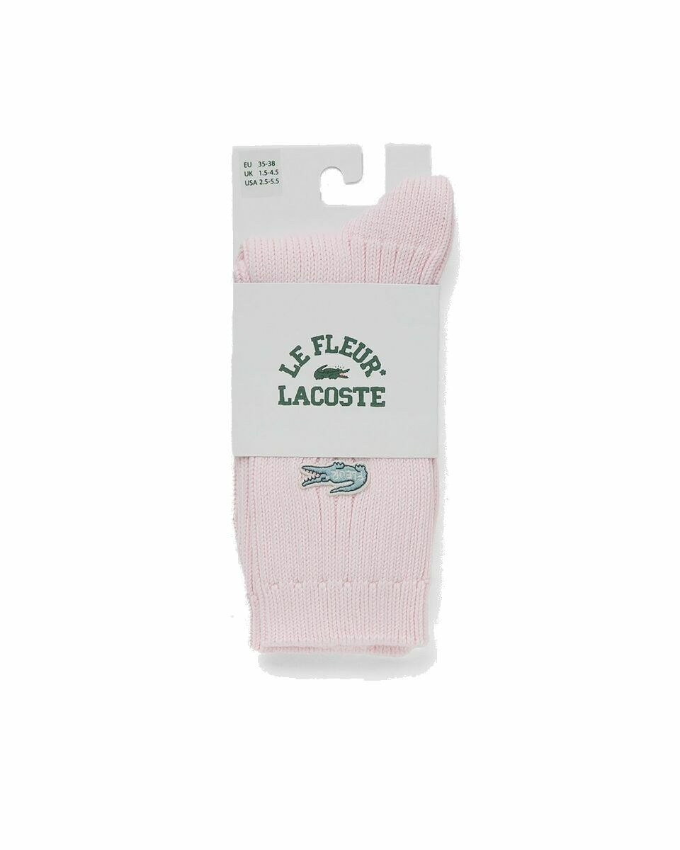 Photo: Lacoste X Le Fleur Socken Beige - Mens - Socks