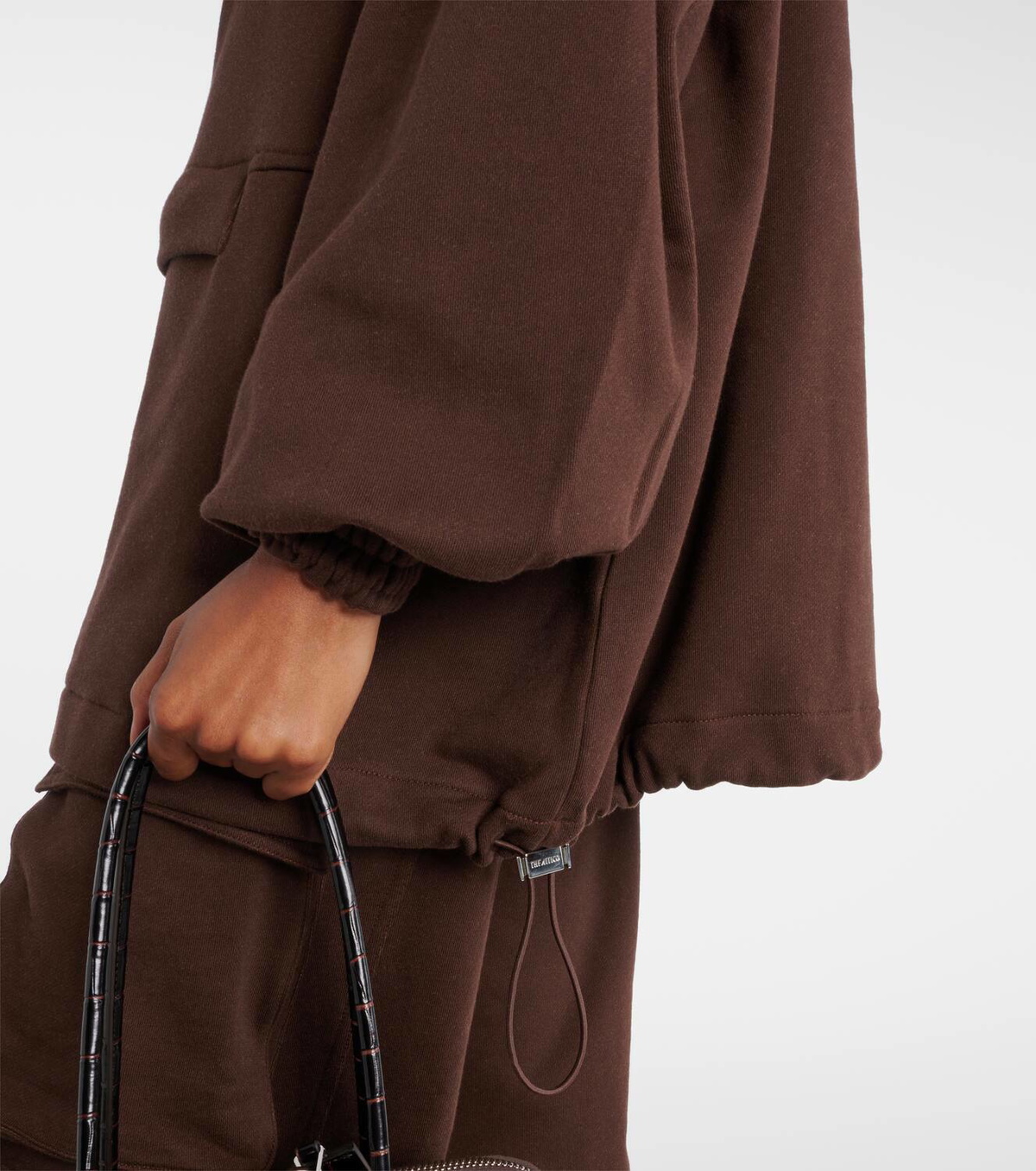 The Attico Cotton fleece sweatshirt