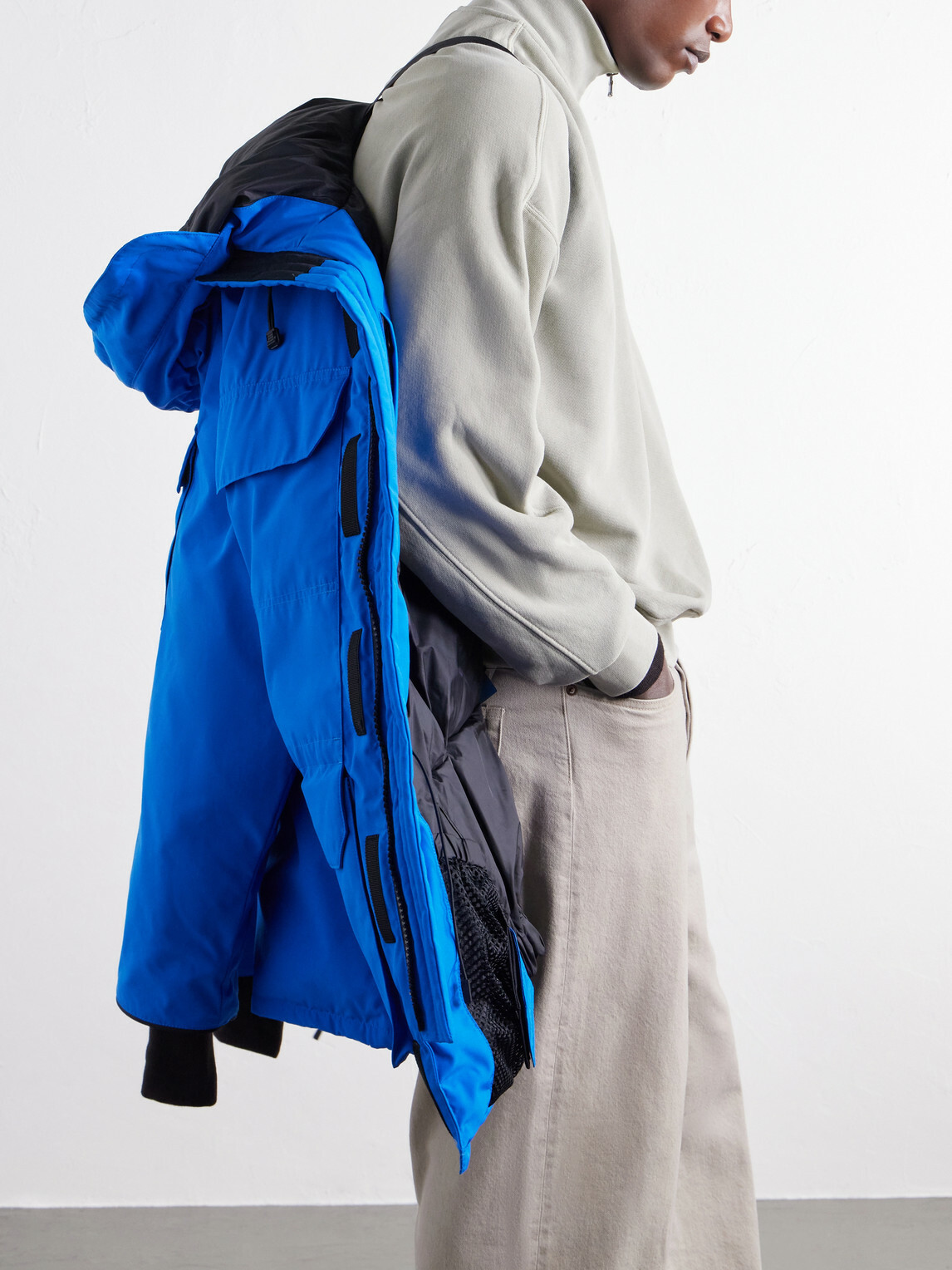 Canada Goose - Expedition Hooded Logo-Appliquéd Shell Down Parka - Blue