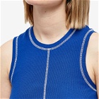 YMC Women's Dot Vest Top in Blue