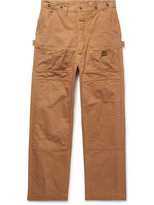 Photo: KAPITAL - Lumber Straight-Leg Cotton-Canvas Cargo Trousers - Brown