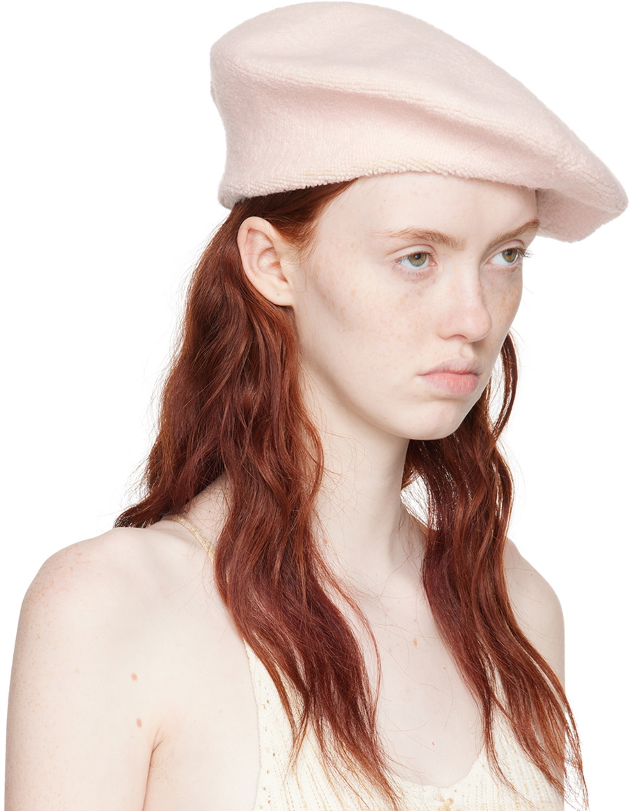 Isa Boulder Pink & Green Reversible Beret Isa Boulder