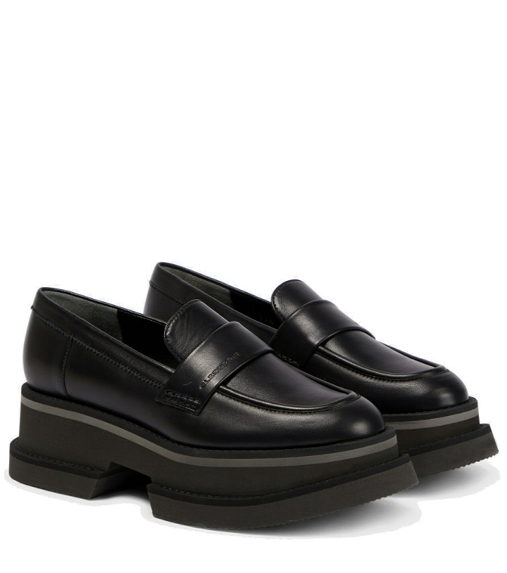 Photo: Clergerie - Banel leather platform loafers