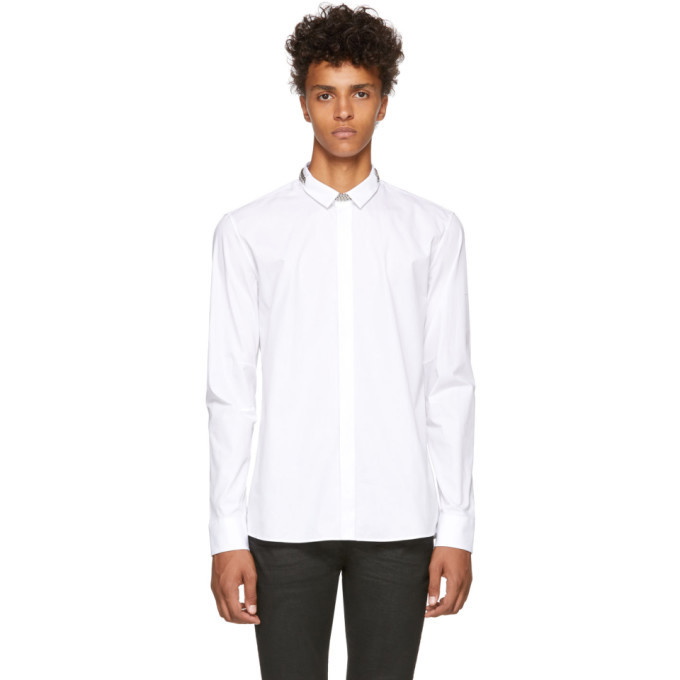 Photo: Balmain White Chain Shirt