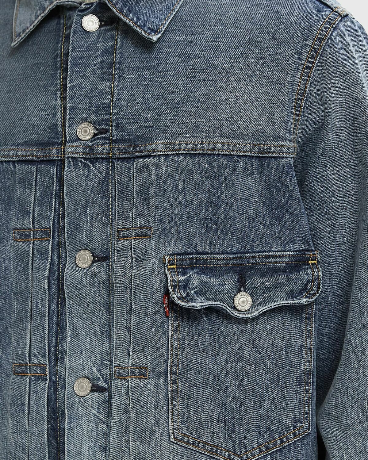 Levis TYPE 2 TRUCKER Blue Mens Denim Jacket