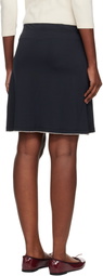 Caro Editions Black 'Caro' Jersey Miniskirt
