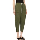 T by Alexander Wang Green Twill Cargo Pants