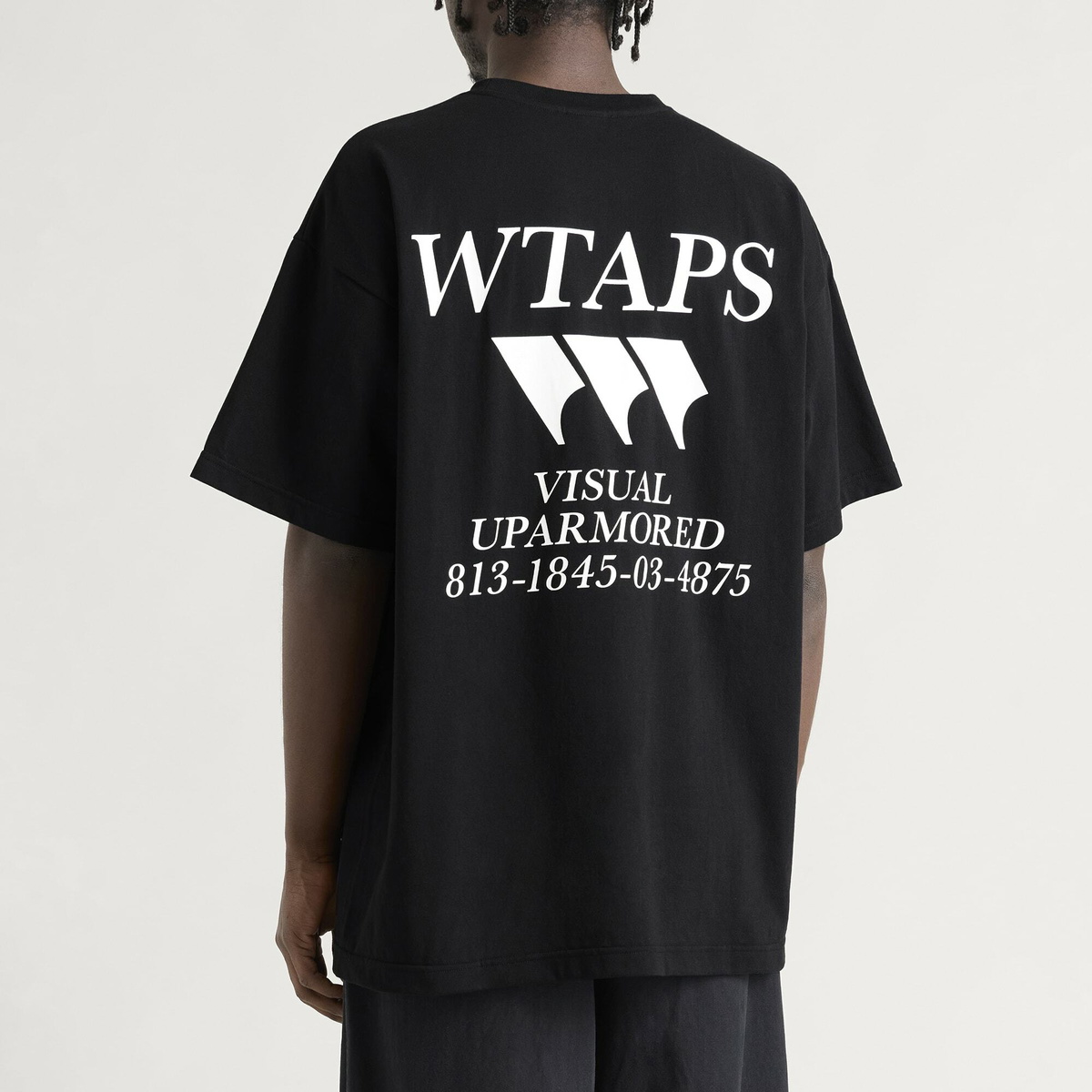 WTAPS Men's Short Sleeve T-Shirt in Black