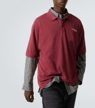Acne Studios Cotton piqué polo shirt
