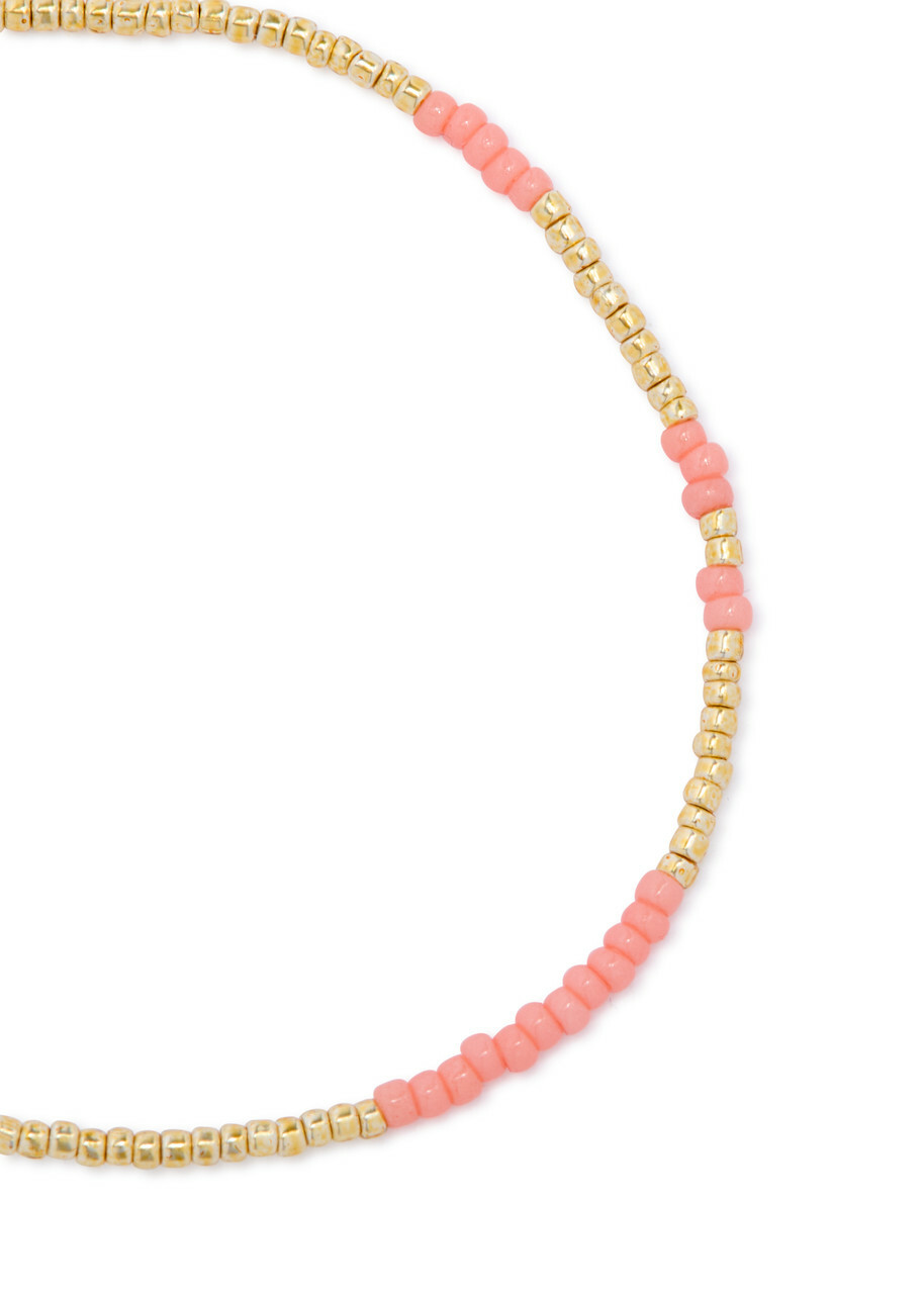 Anni LU Asym Beaded Bracelet - Peach - One Size