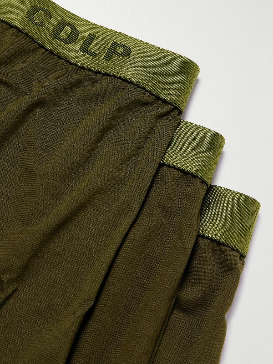 CDLP - Three-Pack Stretch-TENCEL™ Lyocell Boxer Briefs - Green
