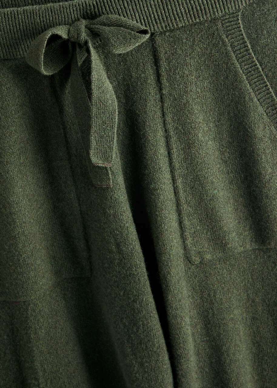Crush Cashmere Beatles Cashmere Sweatpants Dark Green