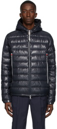 Moncler Navy Down Galion Puffer Jacket