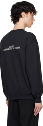 WACKO MARIA Black Bob Marley Crewneck Sweatshirt