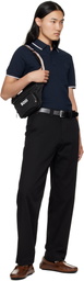 BOSS Black Contrast Logo Structured Belt Bag