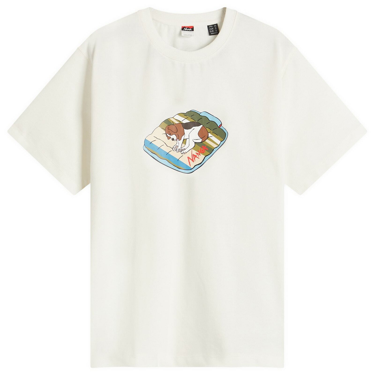 NANGA　DOT AIR® COMFY TEE NANGA Black Dot Air Comfy T-Shirt Nanga