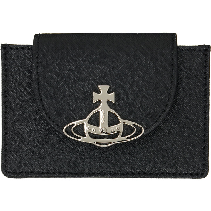 Photo: Vivienne Westwood Black Flap Orb Card Holder