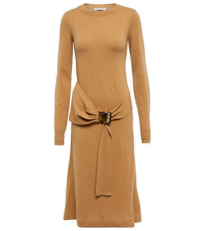 Photo: JW Anderson - Bucked wool midi dress