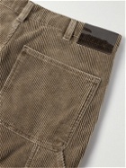 Our Legacy - Joiner Straight-Leg Cotton-Corduroy Trousers - Brown