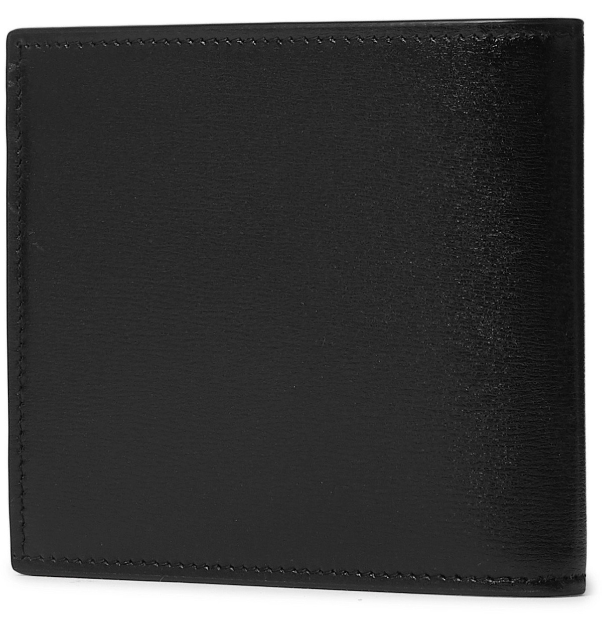 SAINT LAURENT - Logo-Appliquéd Leather Billfold Wallet - Black