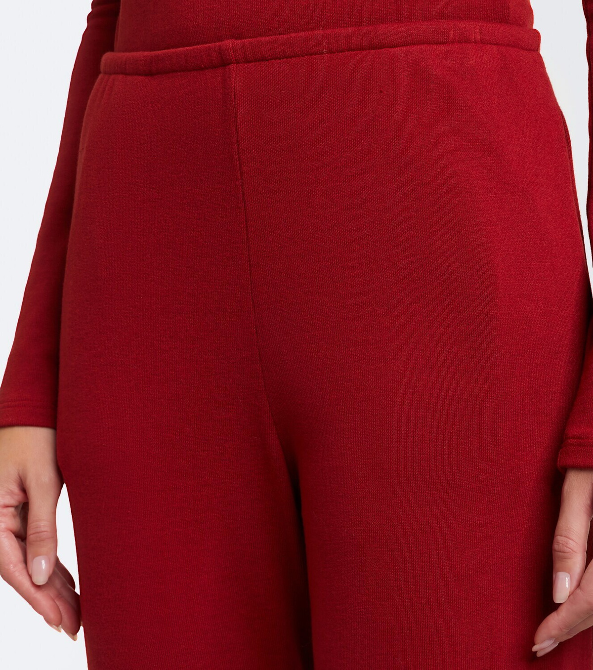 Leset Lauren jersey wide-leg pants