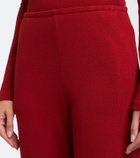Leset Lauren jersey wide-leg pants