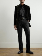 TOM FORD - Slim-Fit Silk-Satin Shirt - Black