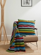 The Elder Statesman - Racing Striped Cashmere Pillow
