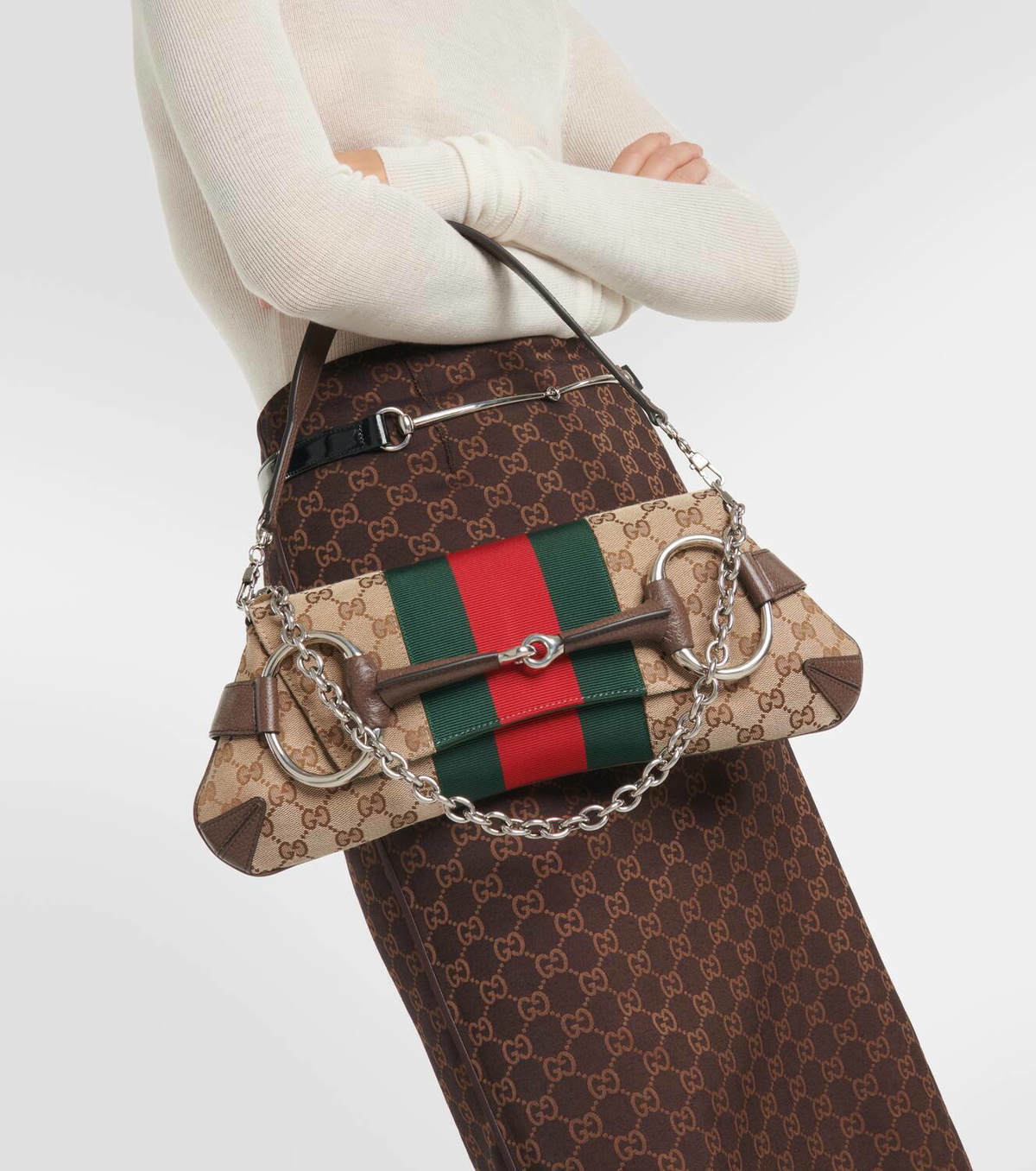 Gucci Gucci Horsebit Chain Medium shoulder bag Gucci