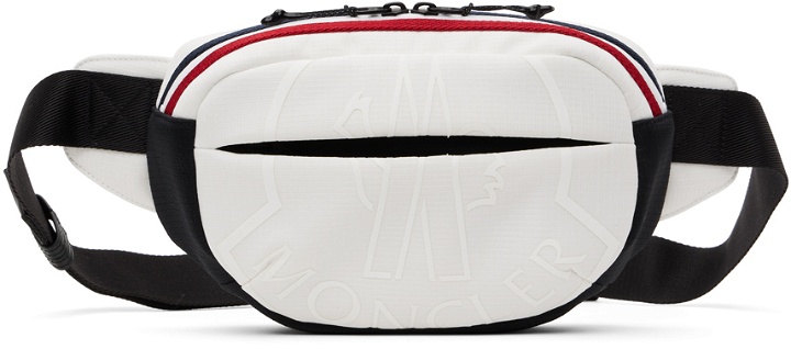 Photo: Moncler White Cut Belt Bag
