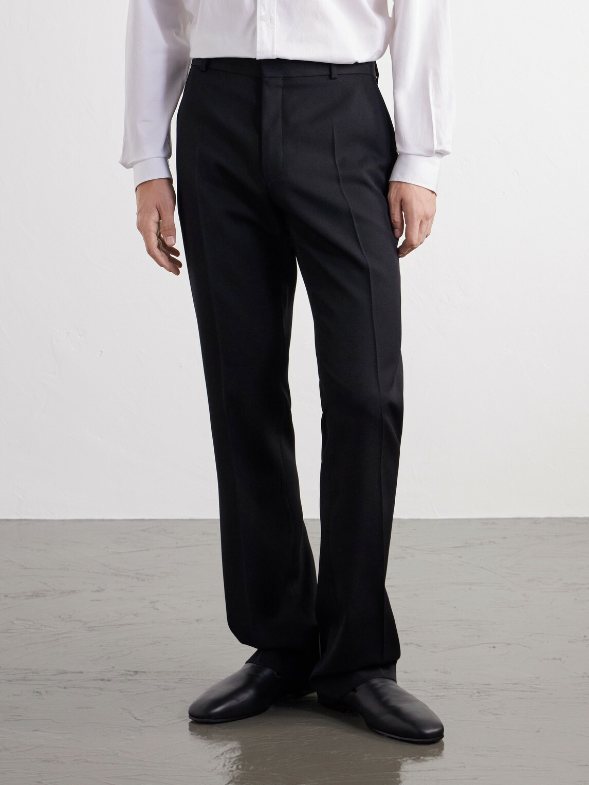 TOTEME - Flared Wool Trousers - Black
