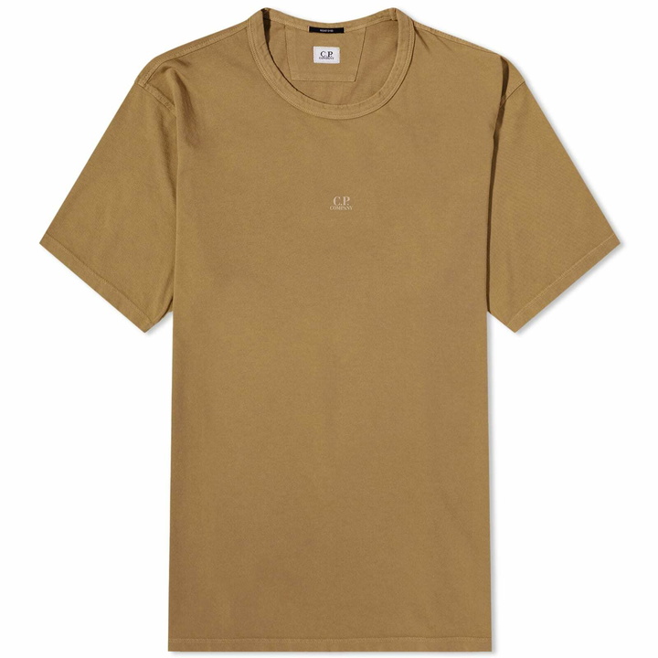 Photo: C.P. Company Men's Resist Dyed T-Shirt in Butternut