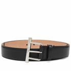 Alexander McQueen Men's Sling Belt in Black/Silver