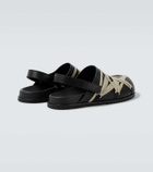 Rick Owens Megalace Mule leather clogs