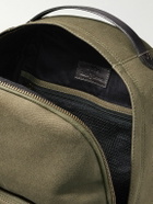 Polo Ralph Lauren - Leather-Trimmed Cotton-Canvas Backpack