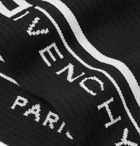 Givenchy - Logo-Intarsia Stretch Cotton-Blend Socks - Men - Black