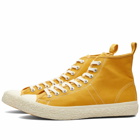 YMC Men's Hi-Top Sneakers in Yellow