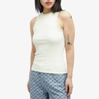 Daily Paper Women's Erib Tanktop in Icing Yellow