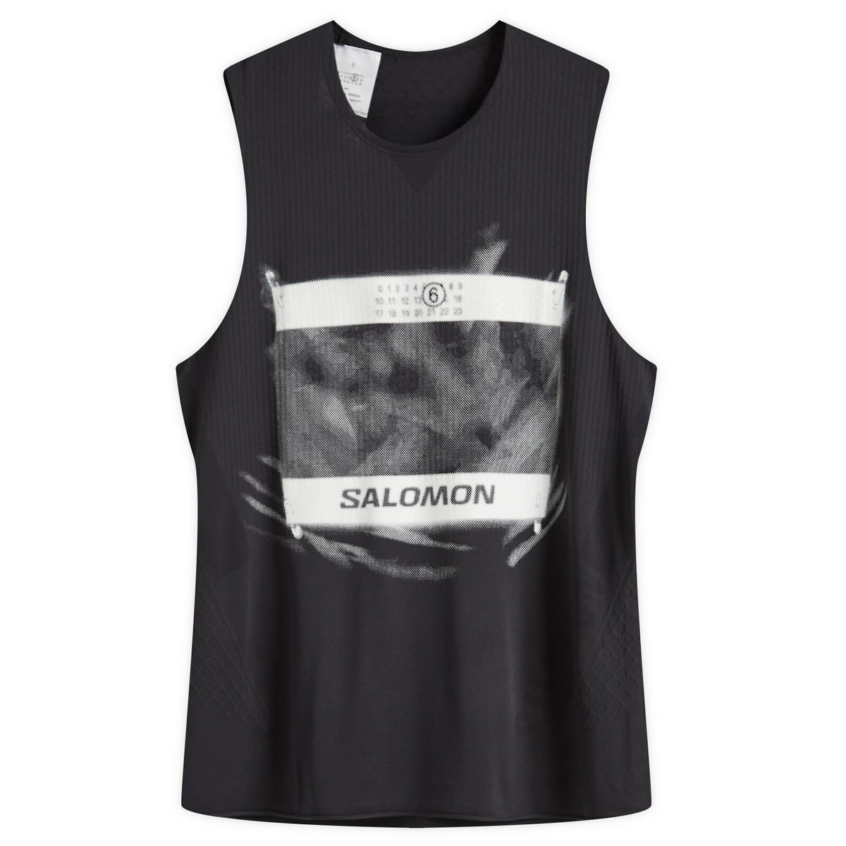 MM6 Maison Margiela Women's x Salomon Tank Top in Deep Black